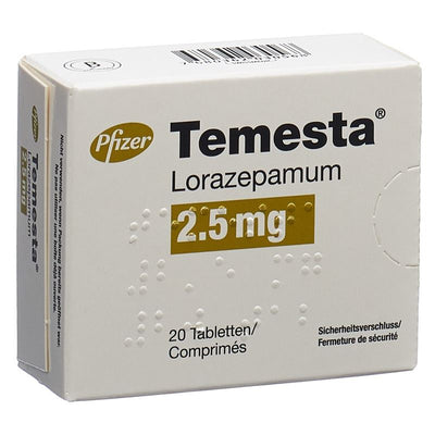 TEMESTA Tabl 2.5 mg 20 Stk