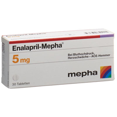 ENALAPRIL Mepha Tabl 5 mg 30 Stk