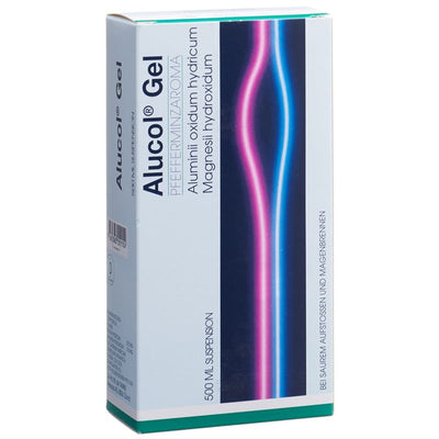 ALUCOL Gel Susp Pfefferminz Fl 500 ml