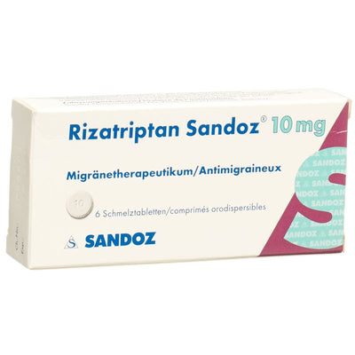 RIZATRIPTAN Sandoz Schmelztabl 10 mg 6 Stk