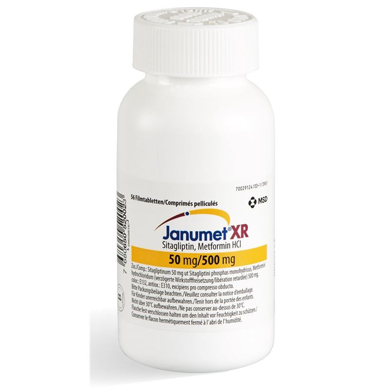 JANUMET XR Ret Filmtabl 50/500 mg Fl 56 Stk