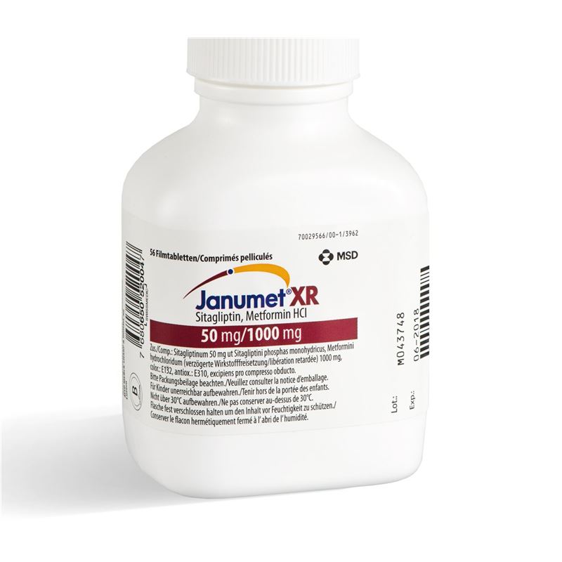 JANUMET XR Ret Filmtabl 50/1000 mg Fl 56 Stk