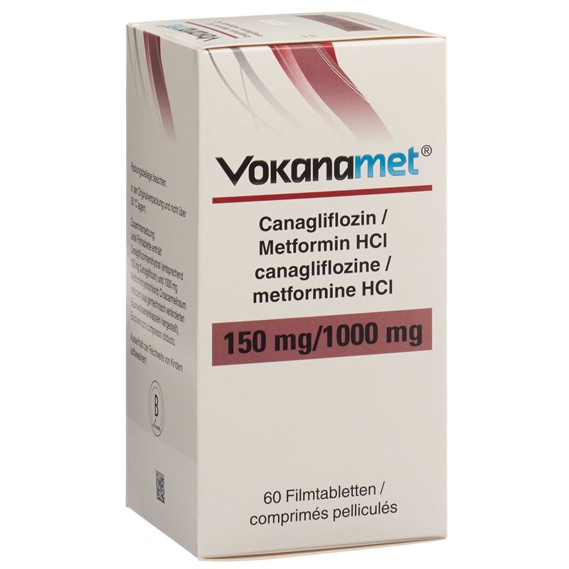 VOKANAMET Filmtabl 150/1000 mg Ds 60 Stk