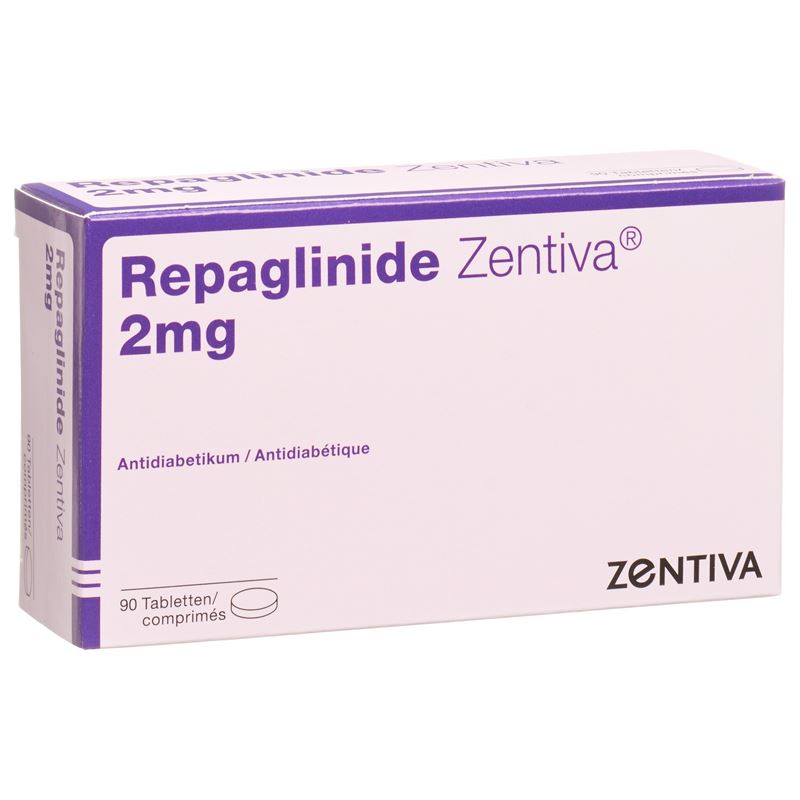 REPAGLINIDE Zentiva Tabl 2 mg 90 Stk