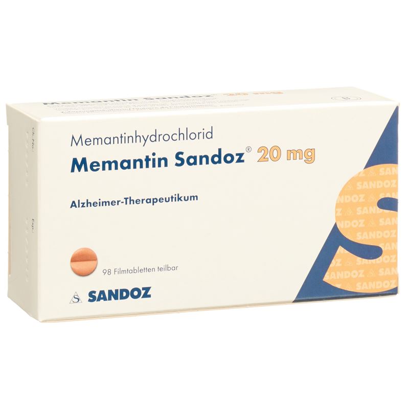 MEMANTIN Sandoz Filmtabl 20 mg 98 Stk