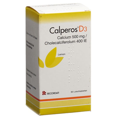 CALPEROS D3 Lutschtabl lemon Ds 60 Stk