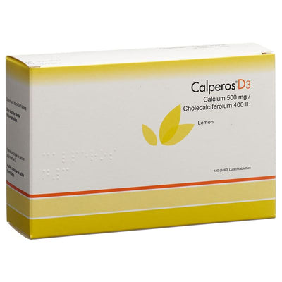 CALPEROS D3 Lutschtabl lemon Ds 180 Stk