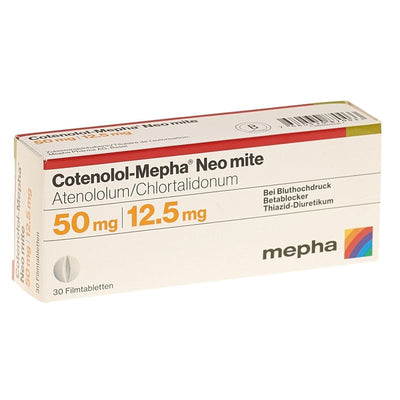 COTENOLOL Mepha Neo mite Filmtabl 50/12.5 30 Stk