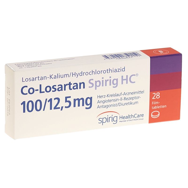 CO-LOSARTAN Spirig HC Filmtabl 100/12.5mg 28 Stk