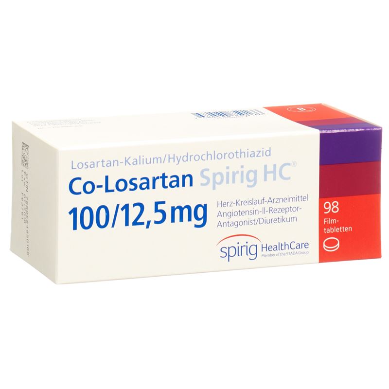 CO-LOSARTAN Spirig HC Filmtabl 100/12.5mg 98 Stk