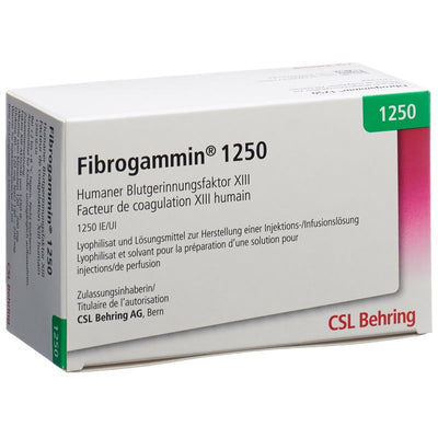 FIBROGAMMIN Trockensub 1250 IE c Solv Transfer Set