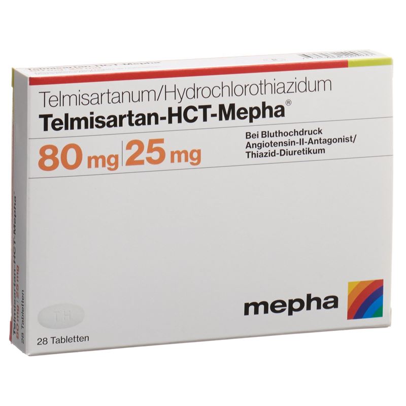 TELMISARTAN-HCT Mepha Tabl 80/25 mg 28 Stk