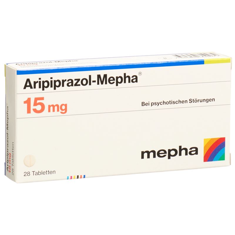 ARIPIPRAZOL Mepha Tabl 15 mg 28 Stk