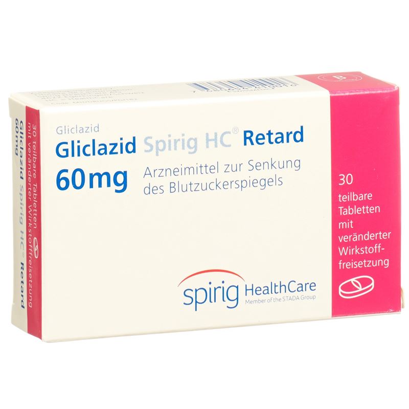 GLICLAZID Spirig HC Retard Ret Tabl 60 mg 30 Stk