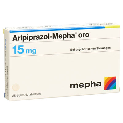 ARIPIPRAZOL Mepha oro Schmelztabl 15 mg 28 Stk