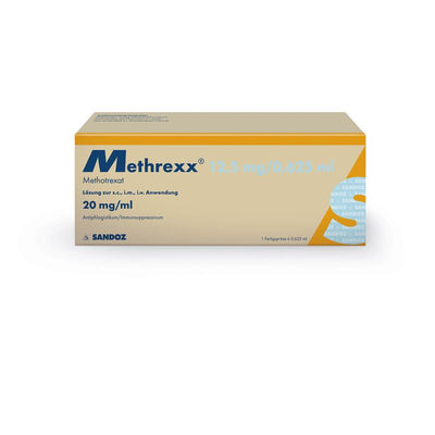 METHREXX Inj Lös 12.5 mg/0.625ml Fertspr 0.625 ml