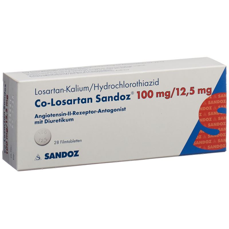 CO-LOSARTAN Sandoz Filmtabl 100/12.5mg 28 Stk