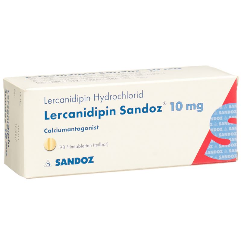 LERCANIDIPIN Sandoz Filmtabl 10 mg 98 Stk