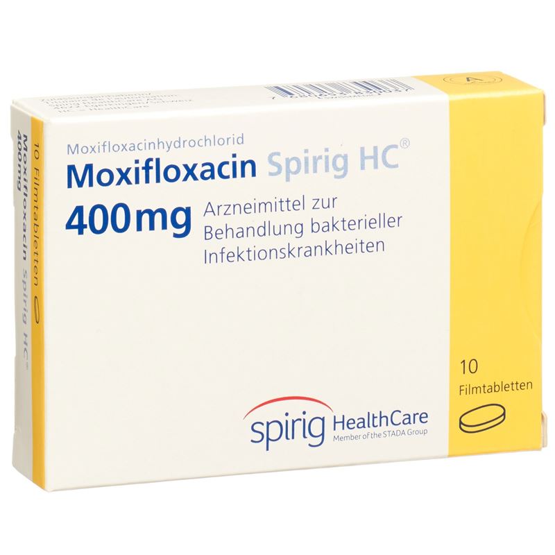 MOXIFLOXACIN Spirig HC Filmtabl 400 mg 10 Stk