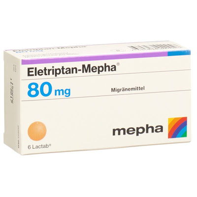 ELETRIPTAN Mepha Filmtabl 80 mg 6 Stk