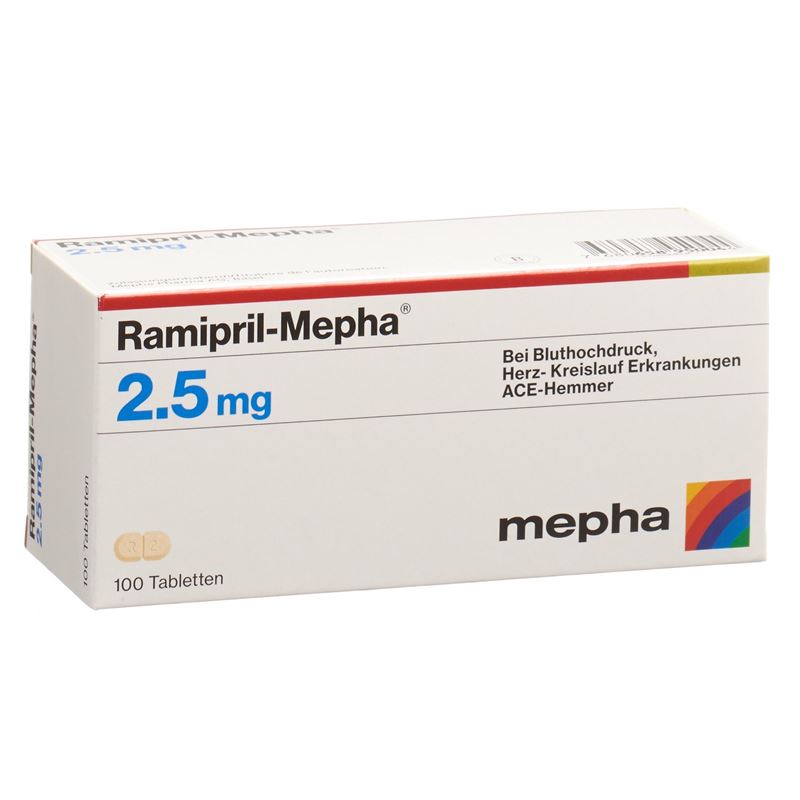 RAMIPRIL Mepha Tabl 2.5 mg 100 Stk