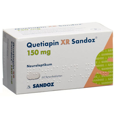 QUETIAPIN XR Sandoz Ret Tabl 150 mg 60 Stk