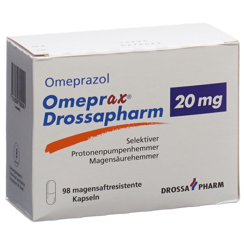 OMEPRAX Drossapharm Kaps 20 mg Ds 98 Stk