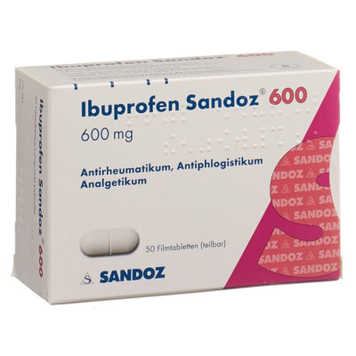 IBUPROFEN Sandoz Filmtabl 600 mg 50 Stk