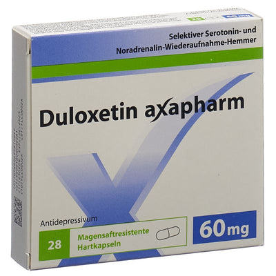 DULOXETIN axapharm Kaps 60 mg 28 Stk