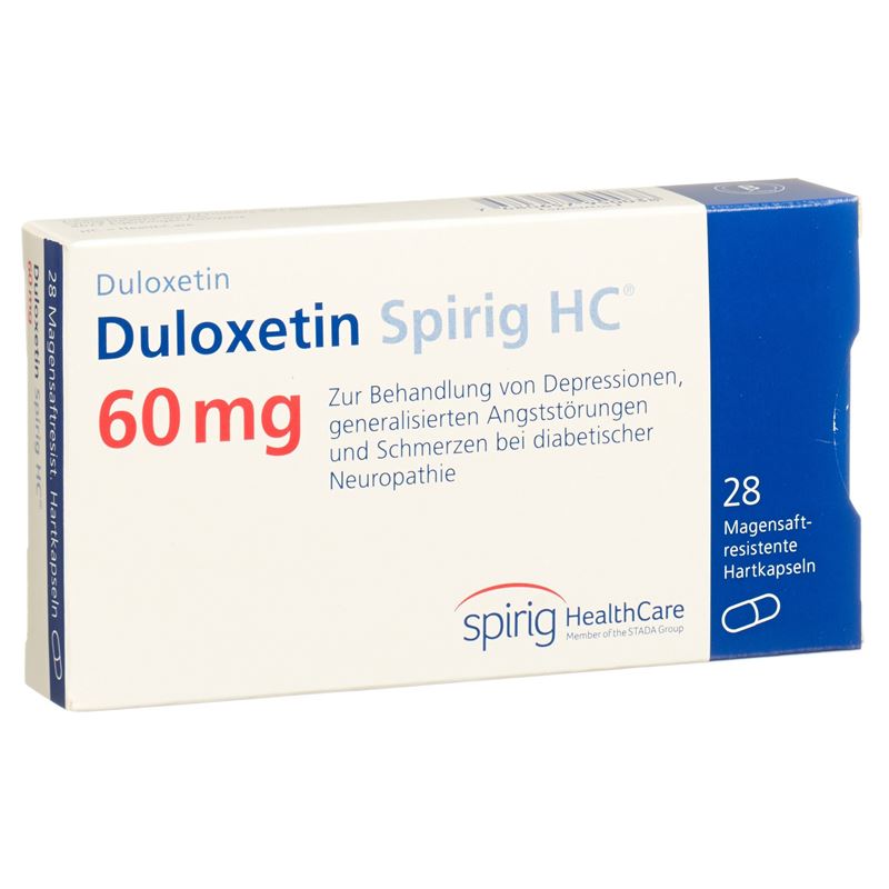 DULOXETIN Spirig HC Kaps 60 mg 28 Stk