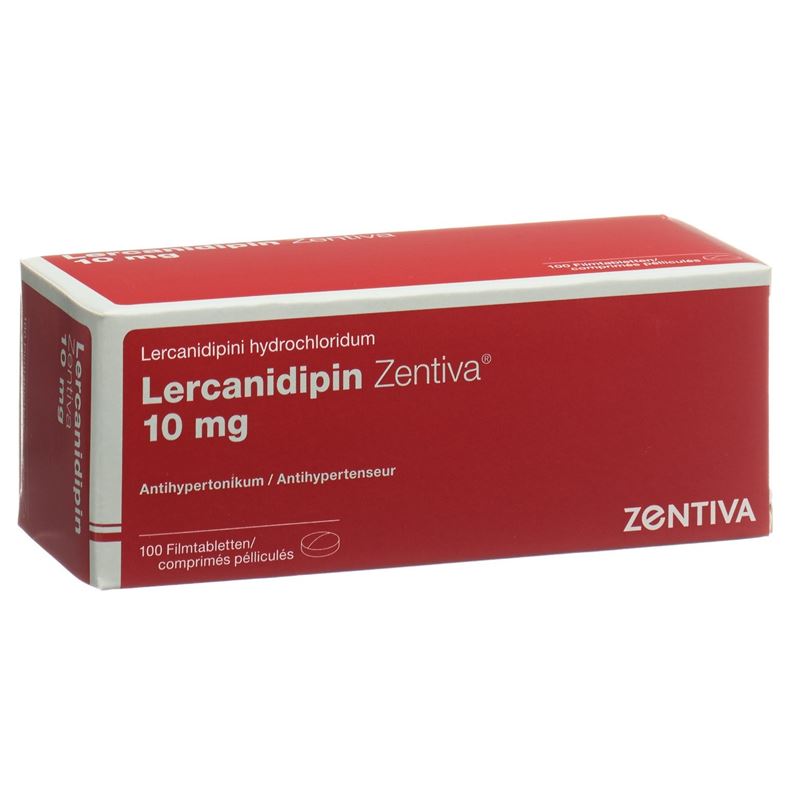 LERCANIDIPIN Zentiva Filmtabl 10 mg 100 Stk