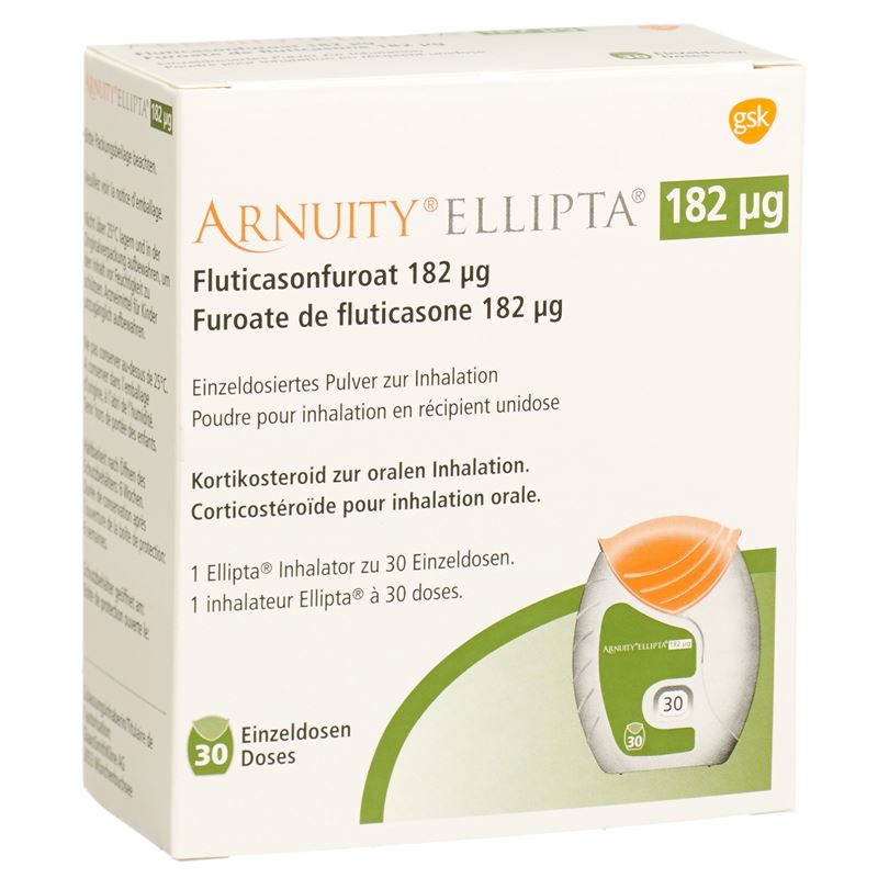 ARNUITY ELLIPTA Inh Plv 182 mcg 30 Dos