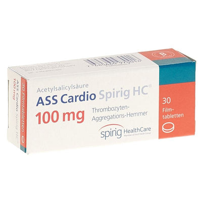 ASS CARDIO Spirig HC Filmtabl 100 mg 30 Stk