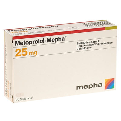 METOPROLOL Mepha Depotabs 25 mg 30 Stk