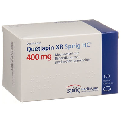 QUETIAPIN XR Spirig HC Ret Tabl 400 mg 100 Stk