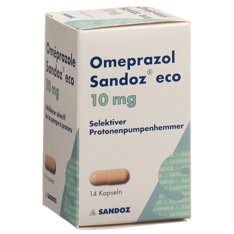 OMEPRAZOL Sandoz eco Kaps 10 mg Ds 14 Stk