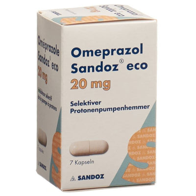 OMEPRAZOL Sandoz eco Kaps 20 mg Ds 7 Stk