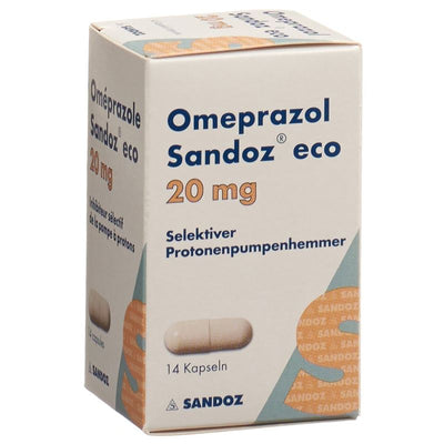 OMEPRAZOL Sandoz eco Kaps 20 mg Ds 14 Stk