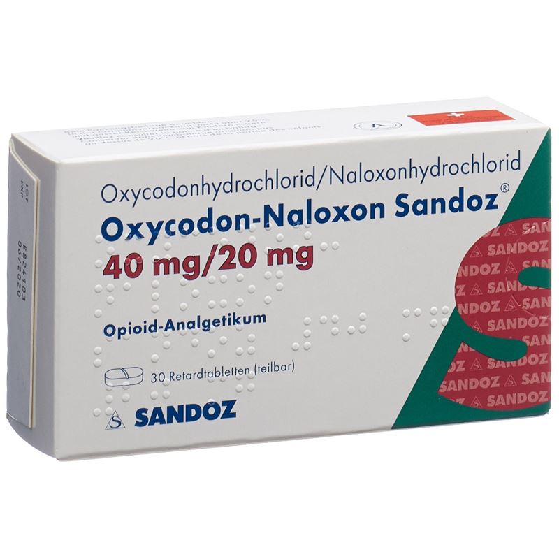 OXYCODON-NALOXON Sandoz Ret Tabl 40/20 mg 30 Stk