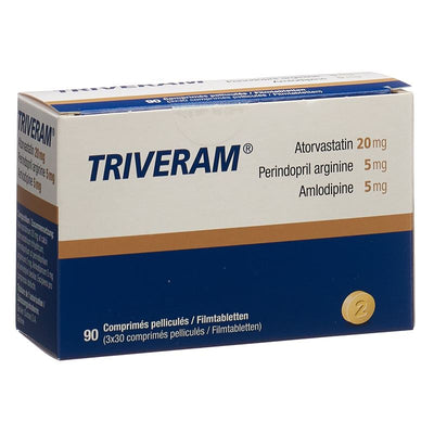 TRIVERAM Filmtabl 20/5/5mg 3 Ds 30 Stk