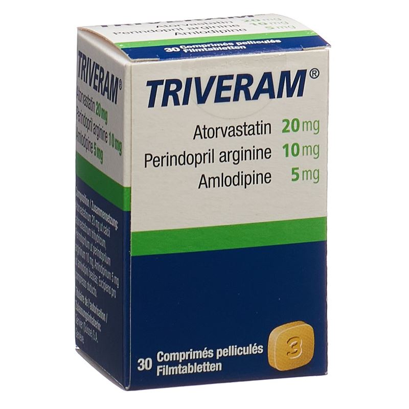 TRIVERAM Filmtabl 20/10/5mg Ds 30 Stk