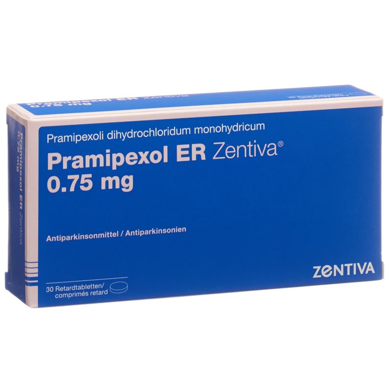 PRAMIPEXOL ER Zentiva Ret Tabl 0.75 mg 30 Stk