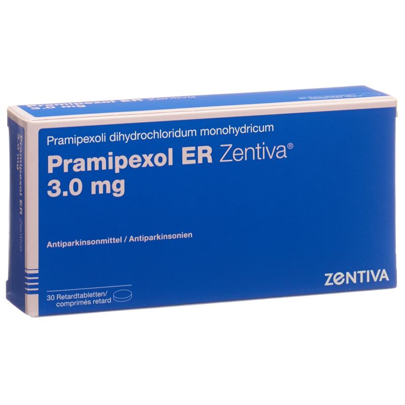 PRAMIPEXOL ER Zentiva Ret Tabl 3 mg 30 Stk