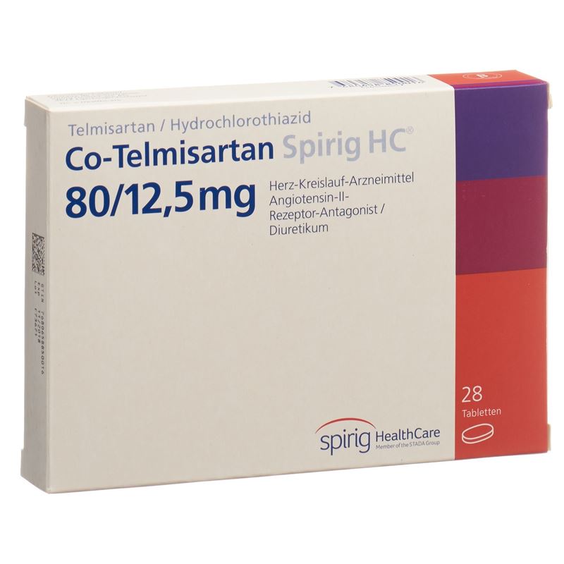 CO-TELMISARTAN Spirig HC Tabl 80/12.5 mg 28 Stk