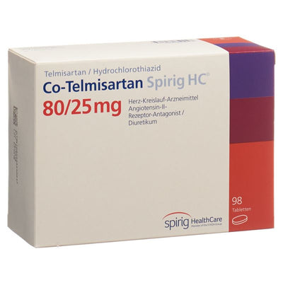 CO-TELMISARTAN Spirig HC Tabl 80/25 mg 98 Stk