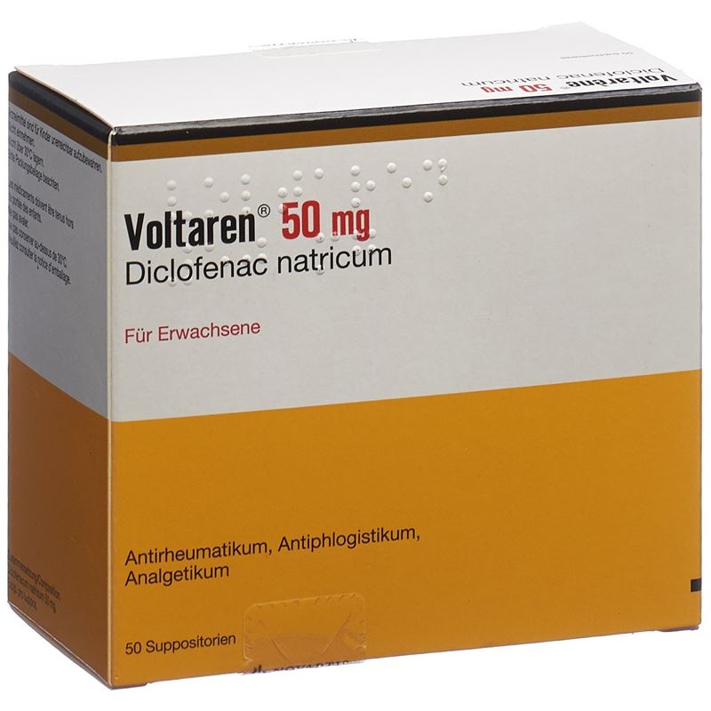 VOLTAREN Supp 50 mg Erw 50 Stk