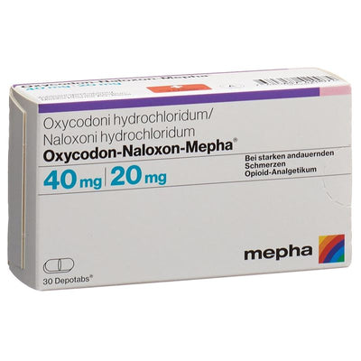 OXYCODON-NALOXON Mepha Ret Tabl 40mg/20mg 30 Stk