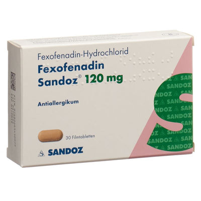 FEXOFENADIN Sandoz Filmtabl 120 mg 30 Stk