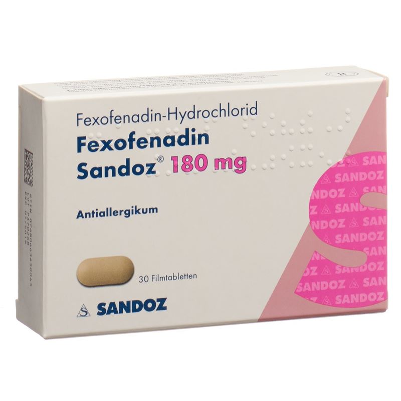 FEXOFENADIN Sandoz Filmtabl 180 mg 30 Stk