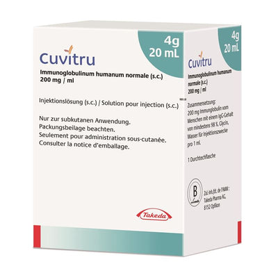 CUVITRU Inj Lös 4 g/20ml Durchstf 20 ml